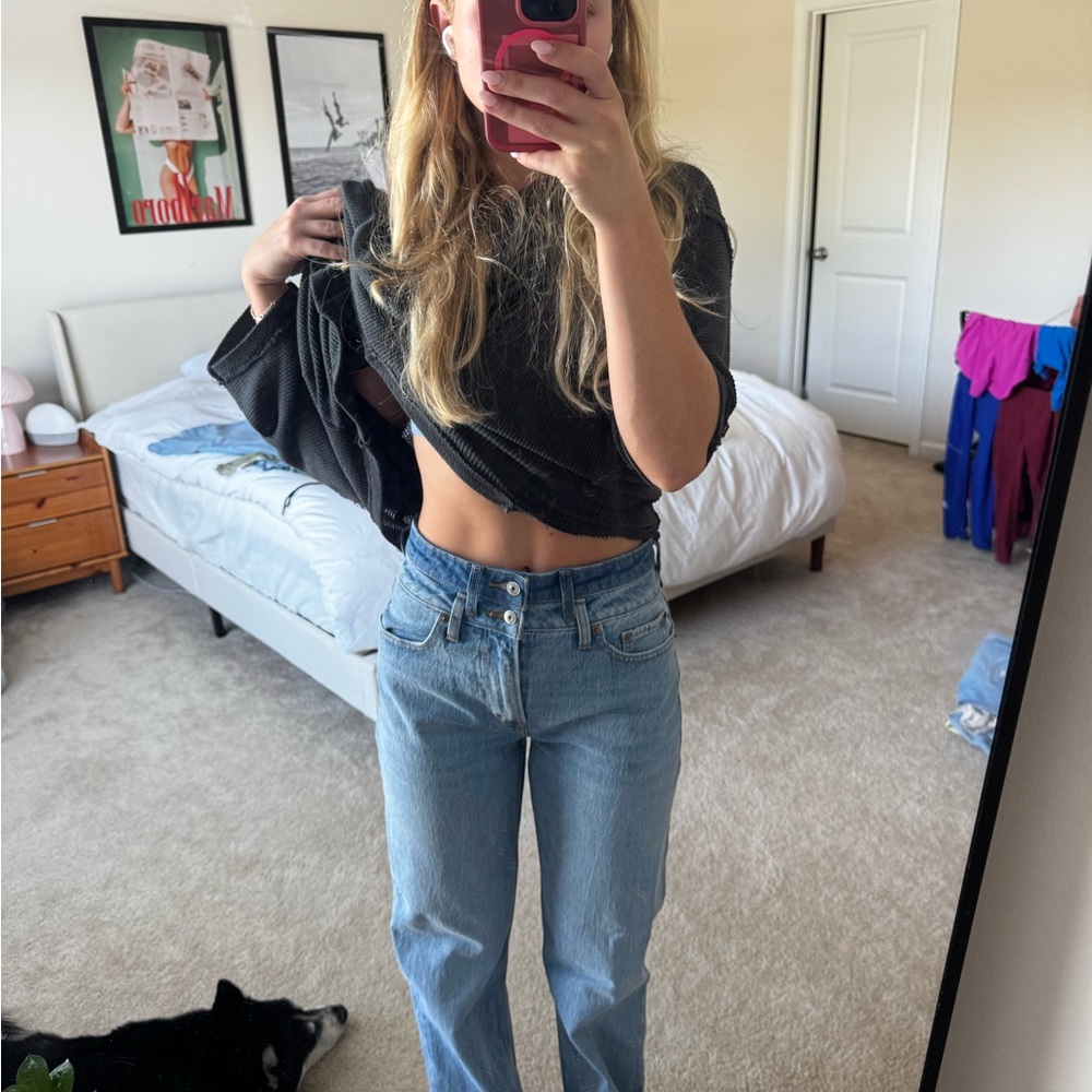 Abercrombie & Fitch Curve Love 90’s Relaxed High Rise